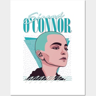 Sinead O'Connor / Retro Style Aesthetic Design Posters and Art